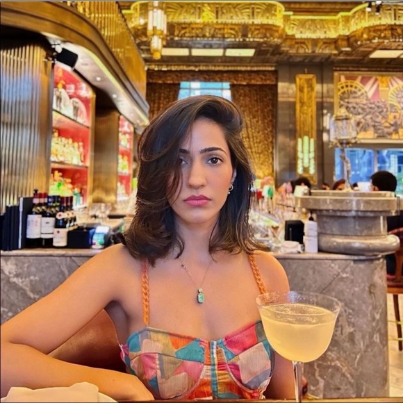 ZARA Chain Strap Print Dress - Picture 13 of 13